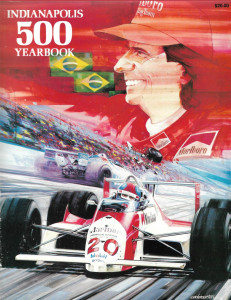 CARL HUNGNESS - THE INDIANAPOLIS 500 YEARBOOK 1989